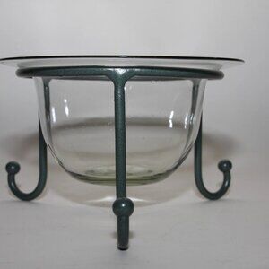 Partylite Seville tabletop 3 wick candle holder glass insert